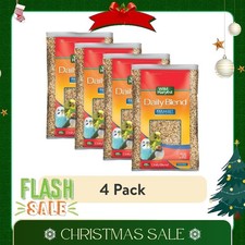  4 pack Wild Harvest Daily Blend Nutrition Diet Bird Food for Parakeet,10 Pound