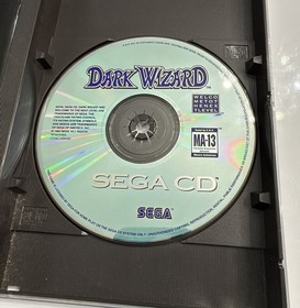 Dark Wizard (Sega CD, 1994) Disc And Manual. Tested.