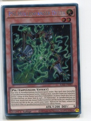 Yu-Gi-Oh! Psi Hüllenpanzer Delta Secret Rare RA05-DE007