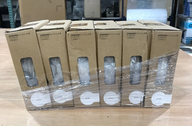 LOT OF 6 Dremel Digilab 3D Printer PLA Filament White - 1.75mm - Brand New!!!