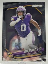 2025 PRIZM IVAN PACE JR FOOTBALL CARD VIKINGS NFL 77 panini 