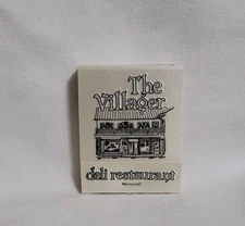 Vintage Matchbook The Villager Deli Restaurant Pinehurst NC Advertising Full