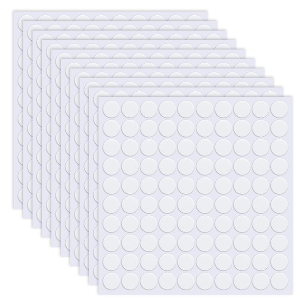 Doppelseitige Klebepunkte Transparent Selbstklebend DIY Handwerk 1000 StüCk 10Mm-image