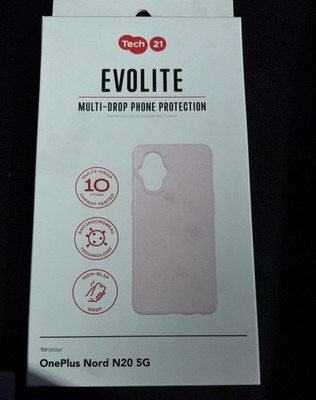 Evolite Tech 21 OnePlus Nord N20 5G Phone Case 10 Ft Multi-Drop Protection Pink