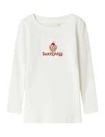 Name It MäDchen Nmfnatasja Slim Ls Top Cloud Dancer GrößE