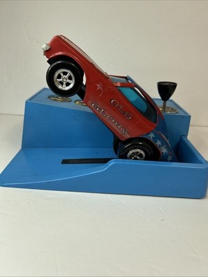 1972 Hasbro Stick Shifters Old Glory Drag Strip Special set used Tested