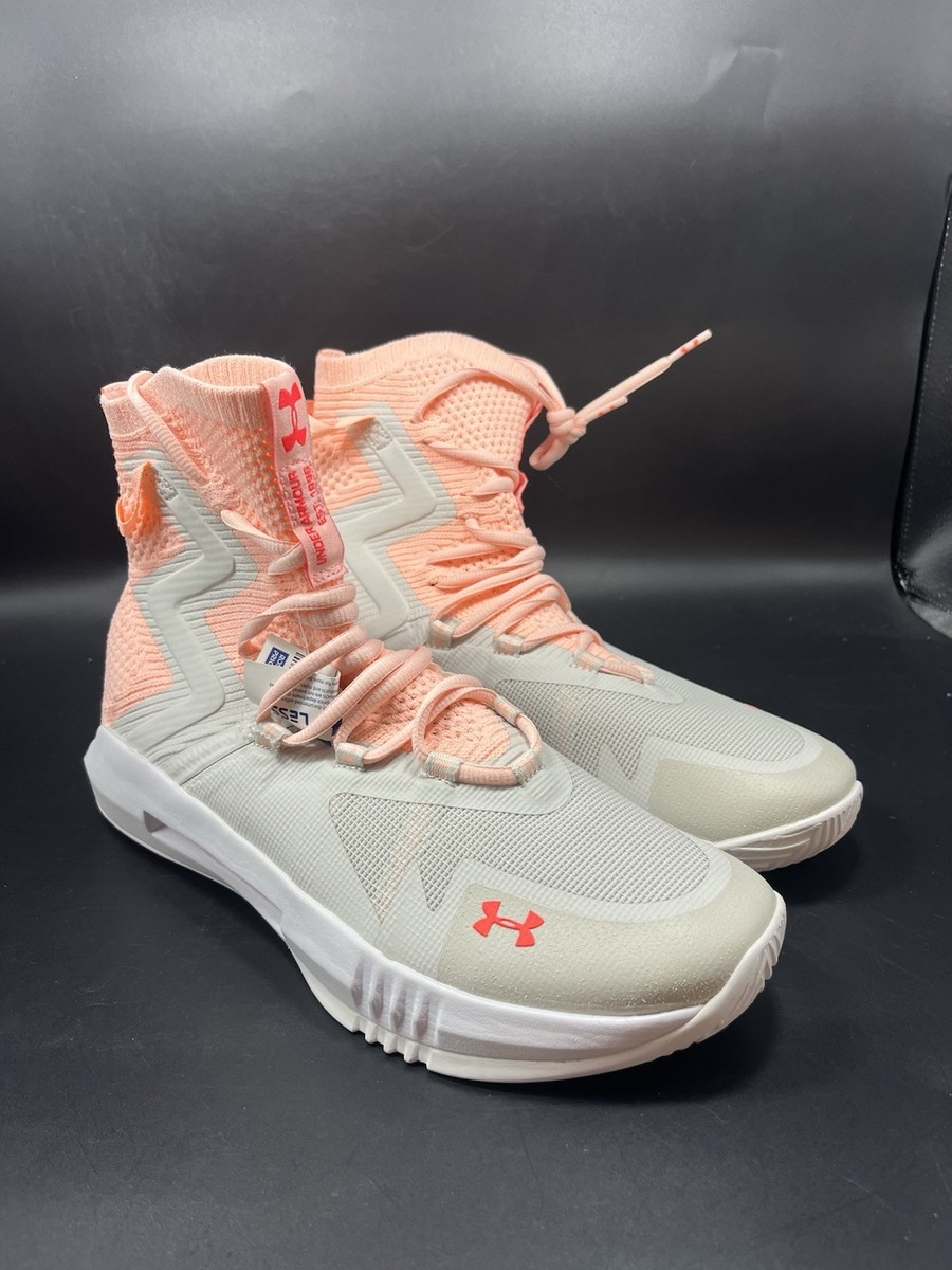 UNDER ARMOUR Women's HIGHLIGHT ACE 2.0 Volleyball Shoes Pink/Gray