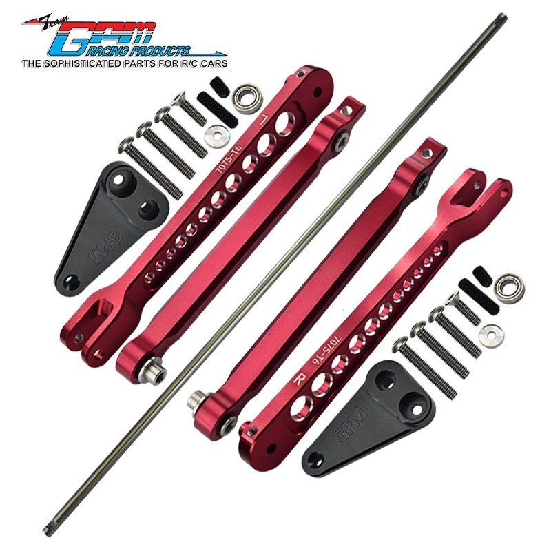 GPM Aluminum 7075 Rear Anti Swing Rod Stabilizer Bar For LOSI 1/10 Hammer Rey U4 - Image 4 of 4