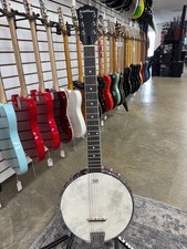 Washburn B6 Americana Series Open-Back 6-String Banjo - Natural Mahogany
