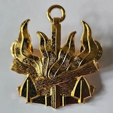 Personnels assistant de foyer Marine Nationale Insigne de béret Drago estampé