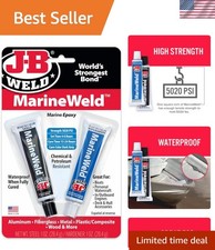 MarineWeld 8272 Marine Epoxy - Waterproof 2 oz. Strong Adhesive for Repairs