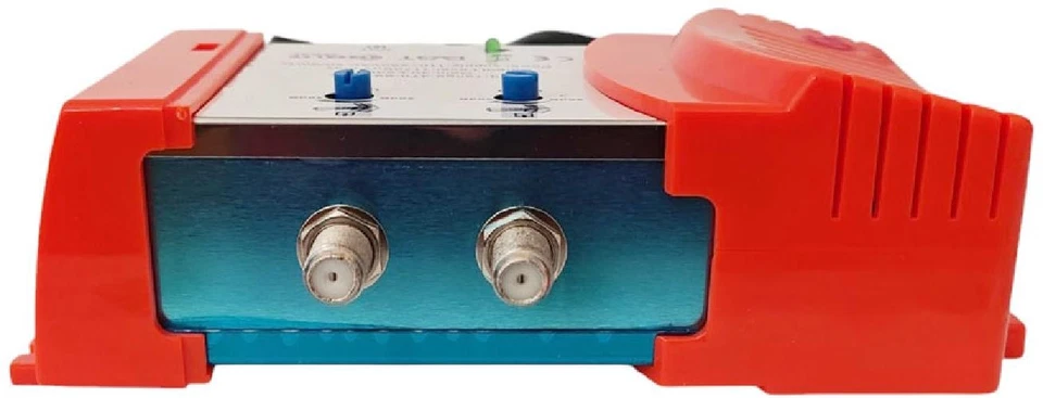 Centralina Amplificatore TV  2 ingressi UHF regolabili 40dB filtro 4G/5G 12V - Immagine 2 di 4