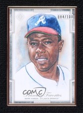 2019 Transcendent Franchise Favorites Reproductions 84/100 Hank Aaron HOF 7ba