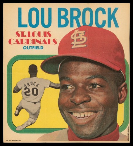 500 LEVEL Lou Brock Kids T-Shirt - Youth Baseball Shirt, St. Louis Cardinals Font Design, Soft Tri-Blend Fabric - View #9