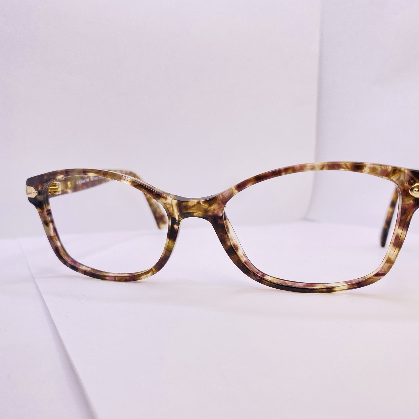 Coach Eyeglasses Frames HC 6065 5287 Confetti Light Brown 51 [] 17 135 MM thumbnail 3