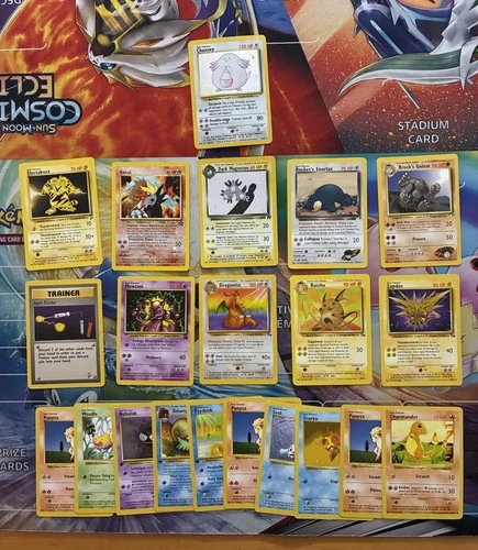 Vintage Pokemon Card Lot WOTC First Edition Shadowless Etc Snorlax Dragonite