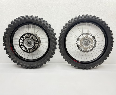 #ad Excel Wheel Set 21 19 Inch Fits Yamaha YZ450F 2014 2017 Front Rear Rim Sprocket✅ $649.99