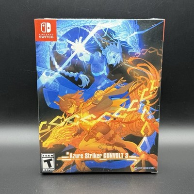 Azure Striker Gunvolt 3 Collectors Edition Limited Run Games Nintendo Switch New