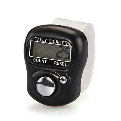 #ad Digital Hand Counter Click Press Number Screen Tally Tasbeeh Tasbih Finger Band $6.95