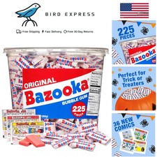 Bazooka Bubble Gum Individually Wrapped Pink Chewing Gum in  Flavor