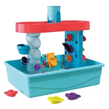 Chuckle & Roar Table Top Water Table 15PC 2-Level Play Sensory Play