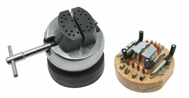 Morsa a sfera con blocco per incisioni da 5" per incastonare gioielli con... Morsa a sfera con blocco per incisioni da 5" per incastonare gioielli con...