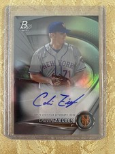 Calvin Ziegler 2022 Bowman Platinum Auto Mets Prospect Autograph #TOP-65
