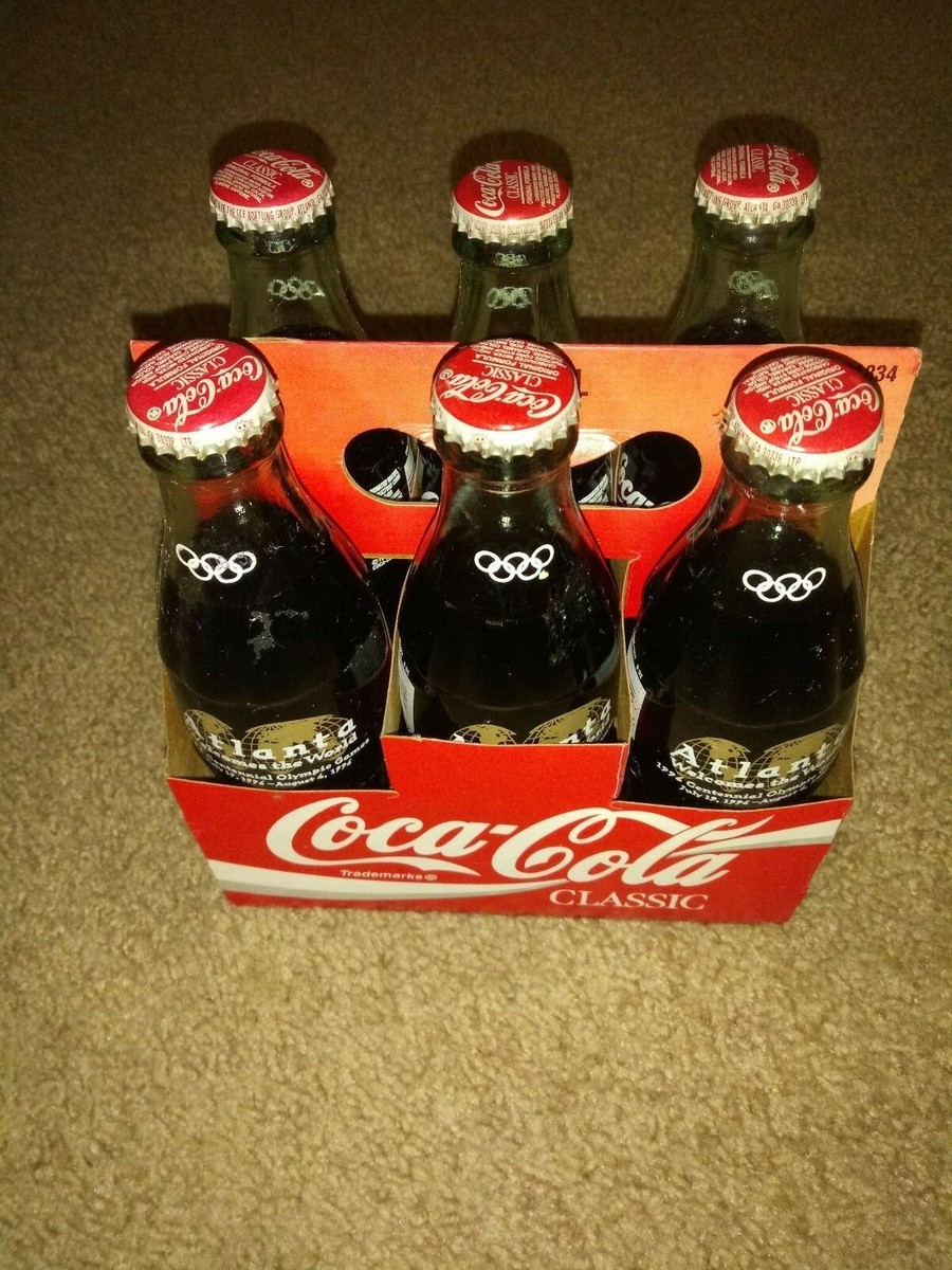 1996-ATLANTA -WORLD-THE OLYMPIC CENTENNIAL-COCA COLA-COKE 6 PACK