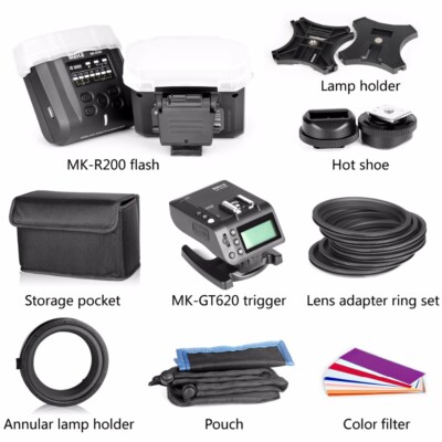 Meike MK-MT24 MK-MT24S Macro Twin Flash Kit Dual Flash Speedlite 