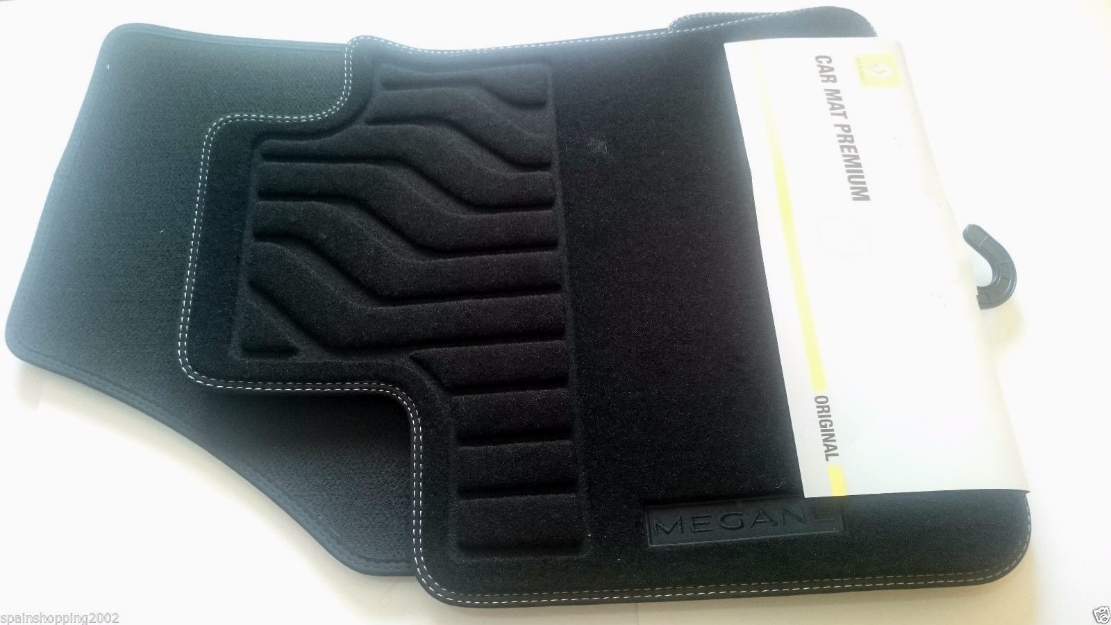 Tapis de sol Megane 4 d'origine Renault 8201 en moquette noire pour berline