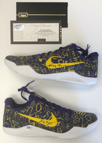 Kobe Bryant Autographed Nike Zoom XI ID 