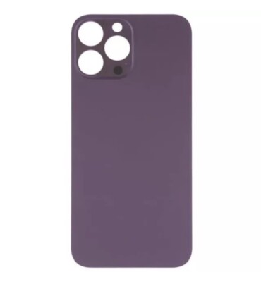 Für iPhone 14 Pro Max Rückseite Glas Ersatz Akkudeckel Deep Purple