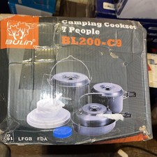 Bulin Camping Cookset 7 People Kit Lightweight Cooking Set 23 Pcs BL200-C9