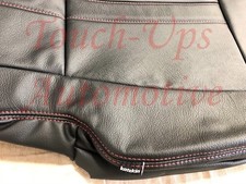 2015-2020 Ford F-150 Xlt Supercrew Crew Cab Black Red Leather Seat Covers