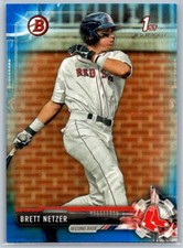 Brett Netzer 2017 Bowman Draft Blue 1st RC Rookie 056/150 #BD-31 Boston Red Sox