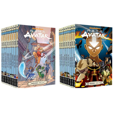 AVATAR The Last Airbender 18 Books Full Set English Cartoon Comic