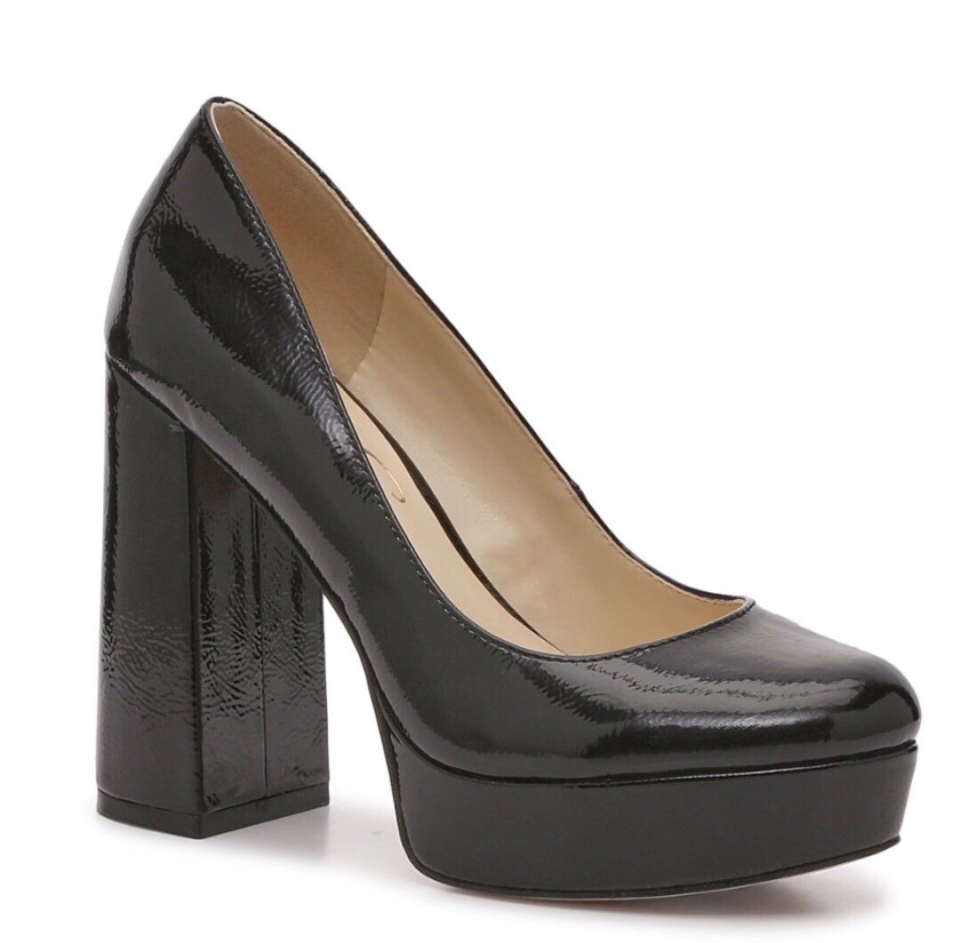 【Jessica Simpson】オステイ Jessica Simpson Womens Black Dylexi Pump Heel Size 9.5 M New