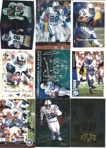 Marshall Faulk 9 Karten Lots Sie wählen! ROOKIES INSERTS - Bild 15 von 18