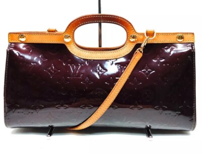 Authentic Louis Vuitton Roxbury Drive Amarante Vernis Leather