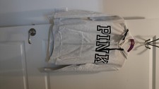 WOMENS HOODIE GREY SIZE M PINK