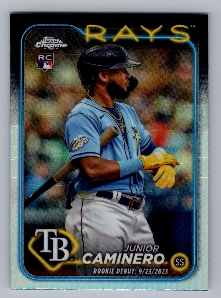 2024 Topps Chrome Update Refractor Rookie Debut #USC193 Junior Caminero RC