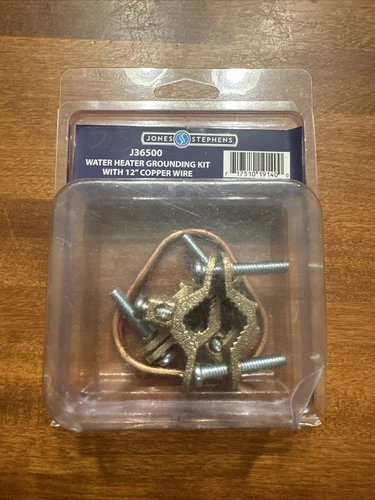 Water Heater Grounding Kit with 12" Copper Wire,PartNo J36500 JonesStephens - Picture 1 of 2