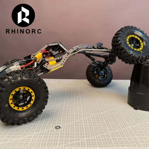 Rhino RC W1 RTR Chassis 317mm 1/10 Shafty Crawler Rig MOZA 1.9 Tires Brass Wheel - Picture 4 of 21