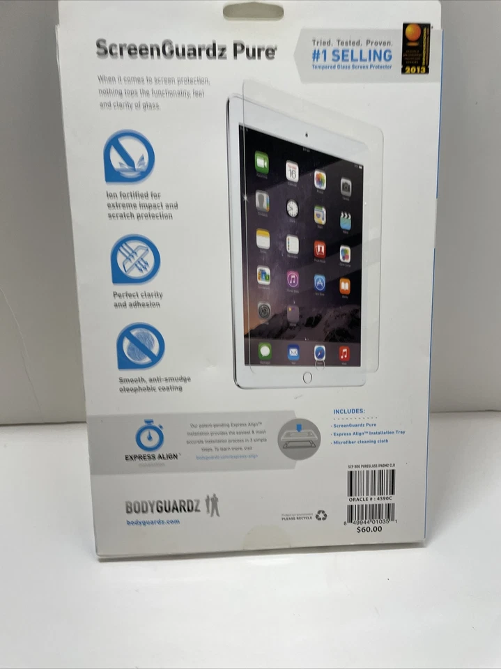 BodyGuardz ScreenGuardz Thin Tempered Glass Screen Protection Ipad Mini 2 - Image 2 of 4