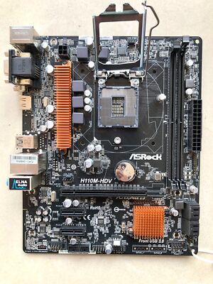 FOR ASROCK H110M-HDV DDR4 *2 32GB LGA 1151 D-Sub DVI-D HDMI