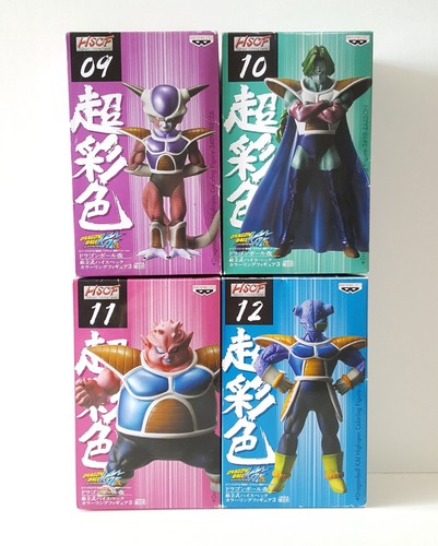 FREEZER DORIA ZARBON KIWI HSCF FIGURE DRAGON BALL KAI SET of 4 DBZ BANPRESTO NEW