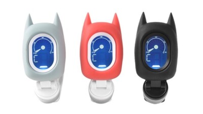 BAT Clip-on Chromatic Digital Tuner: Guitar Ukulele Violin Bass [Black Red Gray]