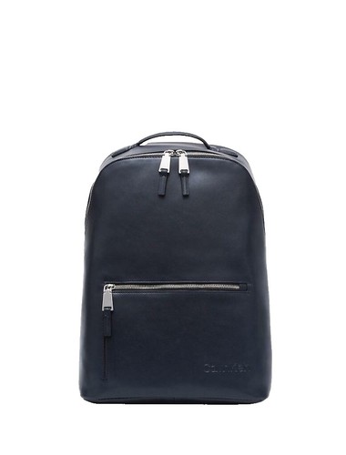 CALVIN KLEIN Navy Unisex Large Multi Backpack-Laptop 14 | eBay