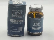 Triquetra L-Methylfolate 5-MTHF Plus Methyl B12 7.5MG 60 Ct, Exp 10/26