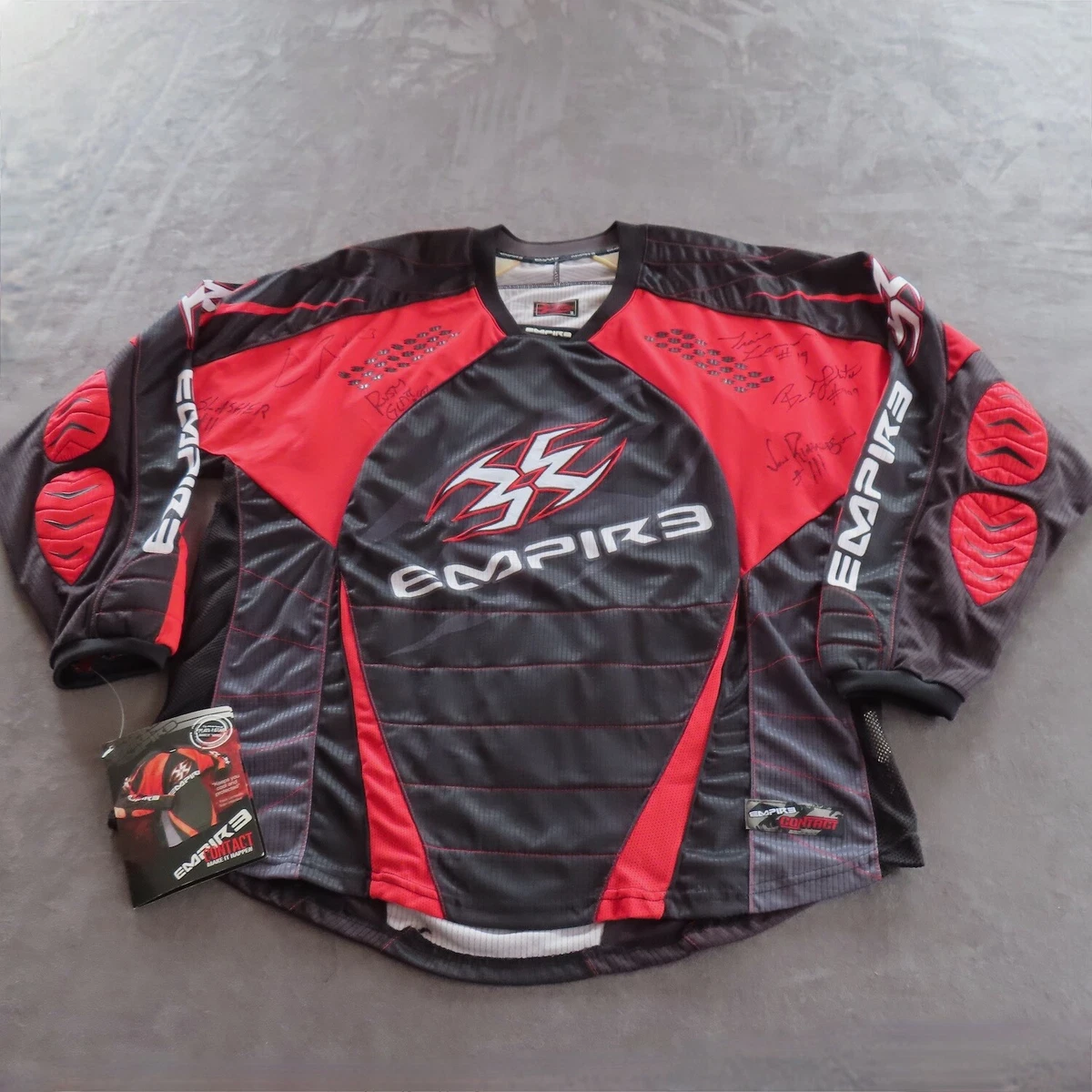 Maillot Paintball Empire Prevail – Homme – Taille L – Rouge – Rembourré
